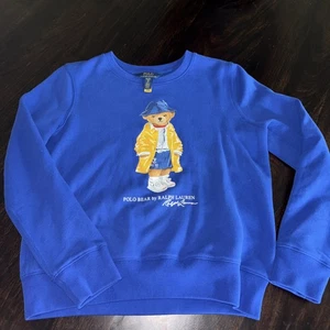 Ralph Lauren Bear Logo Girls Sweater Size XL 16 - Picture 1 of 6