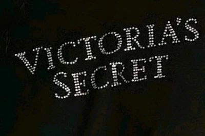 Victoria's Secret 🔥 Camiseta para dormir M/L Camiseta Estrás Bling Logo Negro Top VS429 Foto 1 de 3