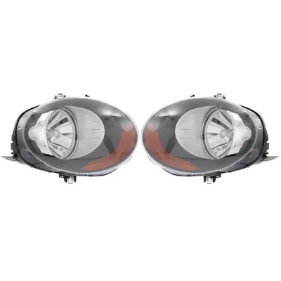 Headlight Set For 2014-2018 Mini Cooper LH RH 16-19 Clubman Clear Lens Halogen - Image 1 of 4
