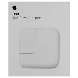 Adaptateur secteur USB 12W d'origine Apple A2167 MGN03AM/A (NEUF/BOÎTE OUVERTE) - Photo 1 sur 4