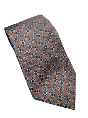 Corbata clásica de lujo Equus Designer floral para hombre azul y malva 57 pulgadas de largo carrera Foto 1 de 4