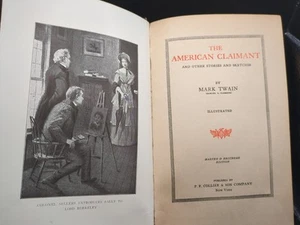 Der amerikanische Kläger Roman von Mark Twain 1899 Ausgabe HC Buch - Bild 1 von 9