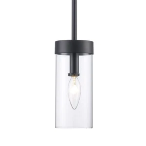 Trans Globe Lighting 71730 Meadowlark 4"W Mini Pendant - Black - Picture 1 of 5