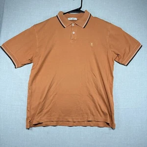 Michael Brandon Men's Size S Orange Polo Short-Sleeve Shirt - Picture 1 of 11
