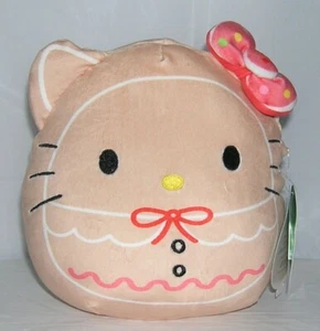 Peluche de pan de jengibre Hello Kitty Squishmallows 8 pulgadas nuevo con etiquetas - Imagen 1 de 6