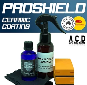 Ceramic Car Coating KIT 9+ Hardness -Australian MADE -50ml Coating + 100ml Prep - Picture 1 of 11