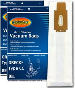 EnviroCare Vacuum Cleaner Dust Bags Series Model Upright 16 Pack - Picture 1 of 8