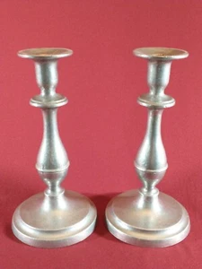 Vintage Wilton 9" Pair of Candlestick Holders Taper Candle ~ RWP - Columbia PA - Picture 1 of 4