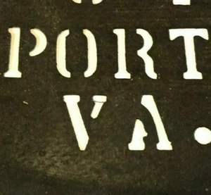 Vintage 1890er - 1910er Karton produzieren Lebensmittelhändler Kiste Schablone - Portsmouth, VA - Bild 1 von 6