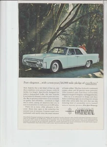 Original 1961 Lincoln Continental Magazine Ad - Pure Elegance - Picture 1 of 1