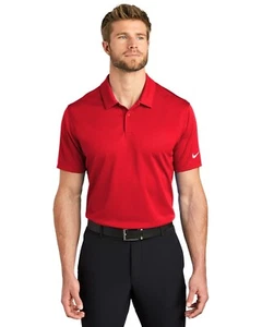 Nike Men's Golf Dry Essential Solid Polo (Red, Medium) NEW W TAG - Picture 1 of 5