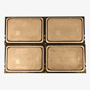 Lot of 4 AMD Opteron 6172 (12 Core) 2100 MHz Socket G34 CPUs - Picture 1 of 2