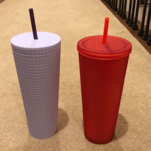 Starbucks valentine set tumblers. - Picture 1 of 9