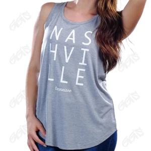 Camiseta sin mangas Daisy Rae para mujer You Pick Med Lg 2x NASHVILLE gris suave ligera - Imagen 1 de 2