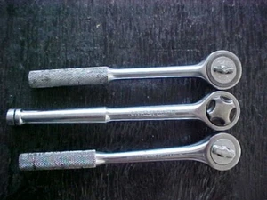 VINTAGE RATCHETS 3/8" DRIVE HUSKEY-CB45, FLEET-1260-2, MASTER MECHANIC P1260 - Picture 1 of 7
