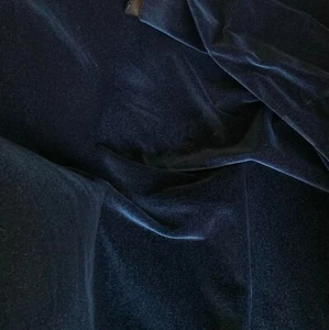 Navy Blue - Upholstery Weight Velvet Fabric - Picture 1 of 5