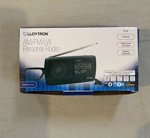 Lloytron Portable Sports Radio AM FM LW 3 Band With Earphones Battery Operated - Picture 1 of 4