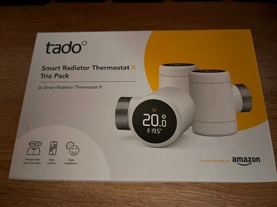 Tado Radiator Thermostat X – Trio Pack, Heating Control via App and Smart - Image 1 of 2