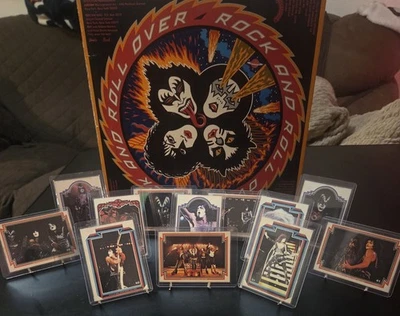 🔥🔥VINTAGE 1978 DONRUSS "KISS" SERIES 1 (12 PC.) TRADING CARD LOT - AUCOIN  - Image 1 of 4