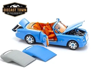 1/18 KYOSHO Rolls Royce Phantom Drophead Coupe (Light Blue) 08871BL - Picture 1 of 5