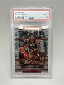 2021 Select Jalen Green Scope Prizm Concourse PSA 9 - Bild 1 von 2