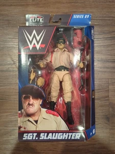 WWE Sgt. Slaughter Figure Mattel Elite 89 Wrestling WWF WCW ECW TNA NXT NJPW AEW - Picture 1 of 2