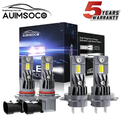 Faróis dianteiros de LED lâmpadas altas baixas para BMW 528i 540i 1997 1998 1999 2000 - Imagem 1 de 4