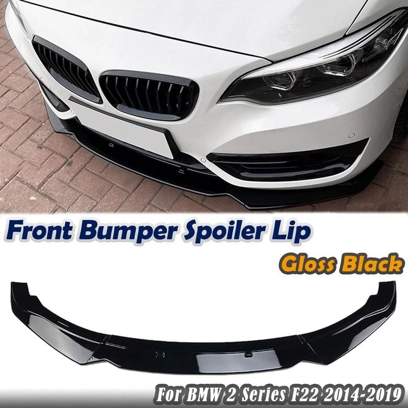 Kit labio alerón parachoques delantero para BMW Serie 2 F22 220i 225i 228i 2014-2019 2015 Foto 1 de 1