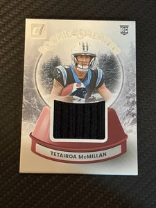 🏈 2025 Donruss Football Rookie Sweater Tetairoa McMillan RC MEM #SWE-TMN 🔥 - Bild 1 von 2