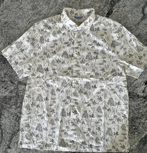 Tommy Bahama Shirt Mens XL The Veracruz Cay White Sail Boats Towns NWOT #166 - Picture 1 of 11