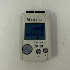 Tested Fresh Batteries Sega Dreamcast Visual Memory Unit VMU Gray HKT-7000 OEM