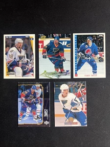 Tony Twist 5 Card NHL Ice Hockey Trading Card Lot Fan Favorite Twister Blues - Picture 1 of 7