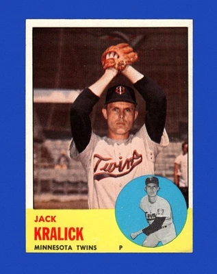 1963 Topps Set-Break #448 Jack Kralick VG-VGEX *GMCARDS* - Image 1 of 2