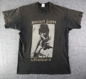 Vintage Pearl Jam Shirt Herren Large schwarz Auswahl Buntstifte Guns Band Tee 90s - Bild 1 von 15