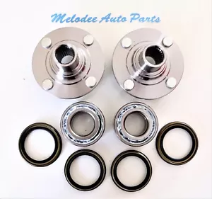2X Front L/R Wheel Hub, Bearing & Seal set for 91-94 NISSAN SENTRA, 91-93 NX - Picture 1 of 7