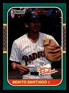 Benito Santiago 1987 Donruss The Rookies #44 San Diego Padres NM-MINT - Picture 1 of 2