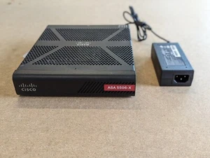 ASA5506-K9 Cisco ASA 5506-X with FirePOWER services, 8GE, AC, 3DES/AES - Afbeelding 1 van 2