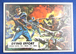 1962 Topps Civil War News - #13 Dying Effort" - Excellent