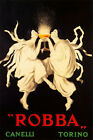 360983 Glass Sparkling Wine Robba Italy Vintage Art Decor Print Poster