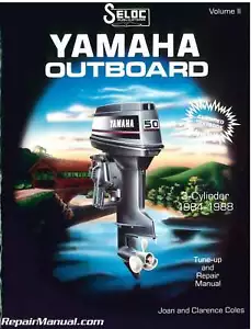 Manual de reparación de motor fueraborda Yamaha 1984-1988 usado por Seloc - Imagen 1 de 1