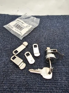 ( QTY 2 ) Prime-Line MP4526 : Mailbox Lock Replacement Nickel Finish - Picture 1 of 11