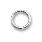 5 x 925 Sterling Silver Split Rings (5mm) - Key Ring for Attaching Charms
