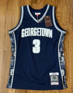 Allen Iverson Georgetown Hoyas Mitchell & Ness 1995-96 Swingman Jersey Medium - Picture 1 of 3