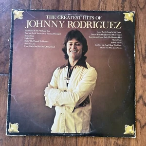 Johnny Rodriguez "The Greatest Hits Of..." 1975 Vinyl Album Record Embossed G+ - Picture 1 of 2