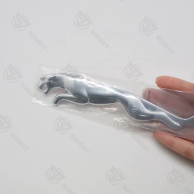 For Jaguar Sport Black Liftgate Tailgate Emblem Badge Nameplate Glossy Chrome Foto 1 de 4