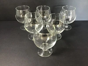 Clear Glass 6 oz. Brandy Sniffer Glass Set of 6 - Picture 1 of 4