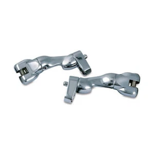 Kuryakyn Moto Motorcycle Motorbike Adjustable Passenger Peg Mounts Chrome - Picture 1 of 1