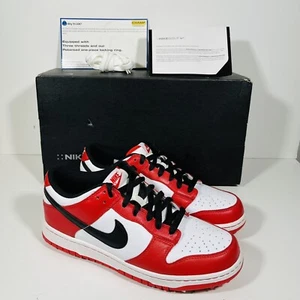 2012 Nike Dunk Low NG Golf weiß schwarz rot Größe 9 Herren Chicago mit Originalkarton - Bild 1 von 24