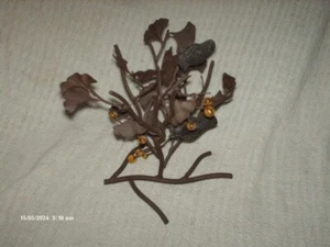 Markenlos Metall/Draht Vögel im Baum Halskette & Schmuckhalter 20 cm hoch/breit - Bild 1 von 3