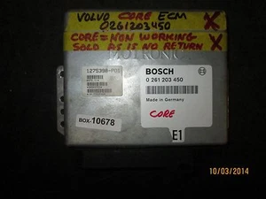 *CORE* VOLVO ECM #0261203450 *See description* BOX-10678 - Picture 1 of 2